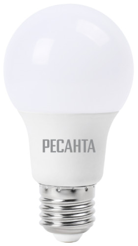 Лампа светодиодная РЕСАНТА LL-R-A60-9W-230-3K-E27